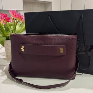 Elegant Wine Crossbody Bag